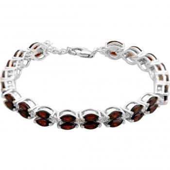 Cinturón Noble: Bronceado en Plata y Granate 12.807ct