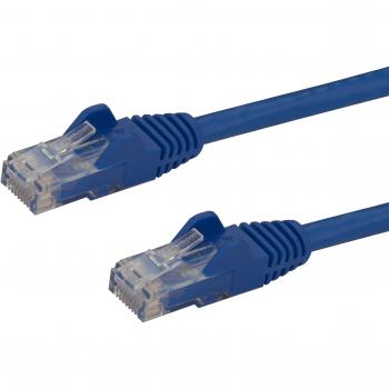 StarTech.com 3m Cat6 Gigabit Snagless RJ45 UTP Patchkabel - Cat 6 Netzwerkkabel mit Schutzmanschette - Blau