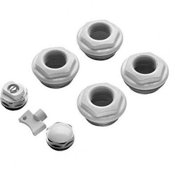 Ercos Comby kit riduzioni bombate 1/2 con tappo cieco 1/2 e valvola sfiato SK1/2