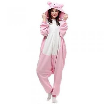 Costume Maiale Pigiama Donna Unisex