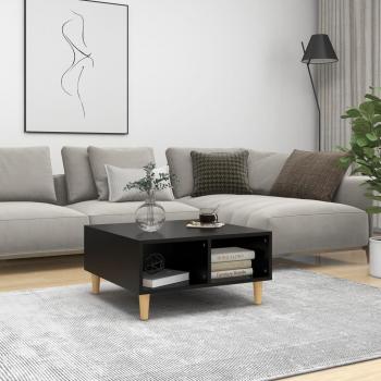 Coffee Table Black 60x60x30 cm Engineered Wood vidaXL