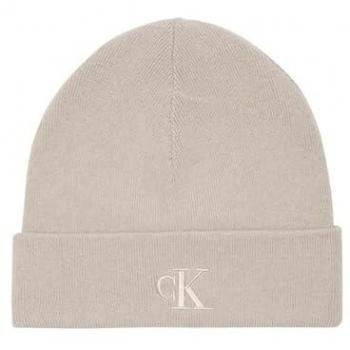 Calvin Klein Jeans Gorro Mujer Logo Gris