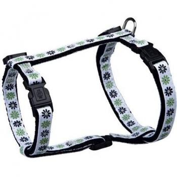 Trixie Cat Green/Black Nylon Harness Belt – 24–46 cm, 10 mm, 1.20 m