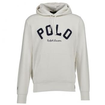 Sudadera blanca rota con capucha Polo Ralph Lauren