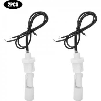 Capteur flotteur en PP – Pack de 2 – Filetage NPT 1/2” – Alimentation DC 0‑110 V