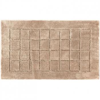 Vossen Luxus Badematte Tibet in Beige, 60x100cm