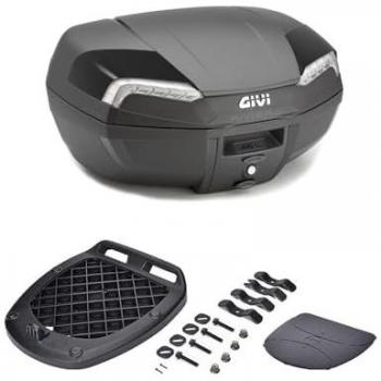 Top Case Moto GIVI E46 Riviera Monolock – Reflets Fumés