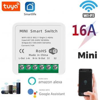 SmartSwitch 16A Dual con Alexa y Google Home