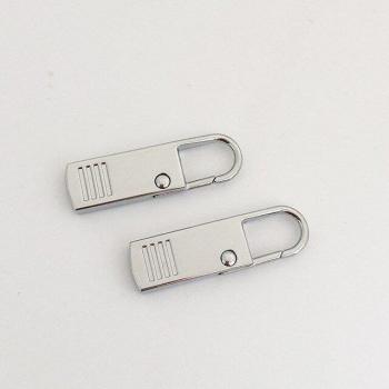 2pcs Zipper Pull Replacement Metal Pull Tab Repair