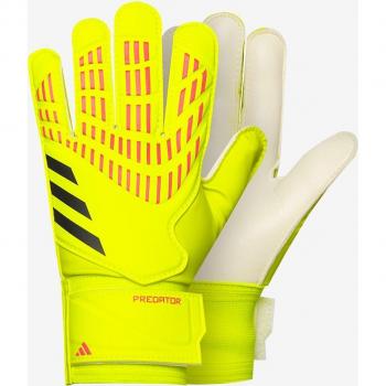 Adidas Predator Junior Goalkeeper Gloves - Training - Unisex - Yellow/Black - Size 6