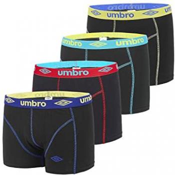 Set di 4 boxer tinta unita Umbro