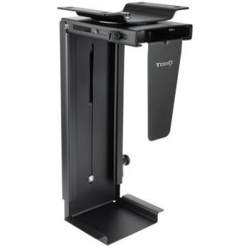 Soporte CPU TooQ escritorio pared negro