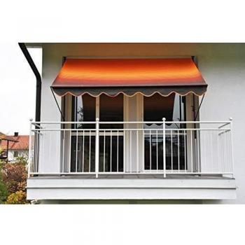 Angerer Premium Klemmmarkise, orange Farbton