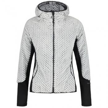 Pile con cappuccio Icepeak Daisetta bianco e nero donna - XL