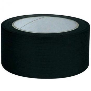 BANDE ADHÉSIVE EN TISSU NOIR 50M X 48MM