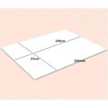 Cosplay EVA Foam Sheets - 100x35cm, 10mm Thick, Black & White, 2pcs
