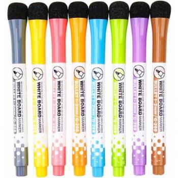 Low Odor Dry Erase Markers for Kids (8 Pack)