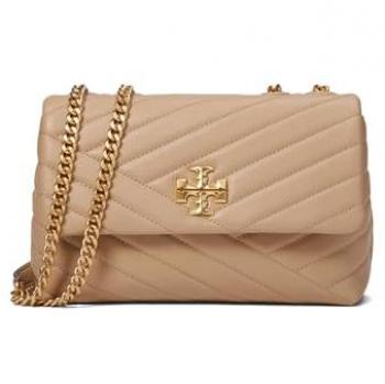 Kira Chevron Kleine Umhängetasche - Tory Burch - Leder