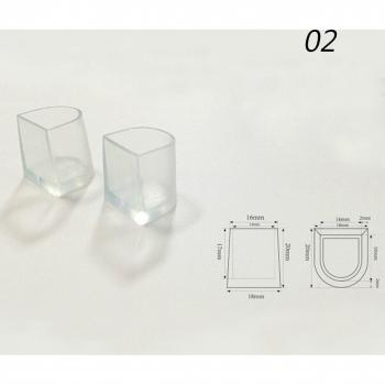 Protectores de tacón de silicona para zapatos de boda