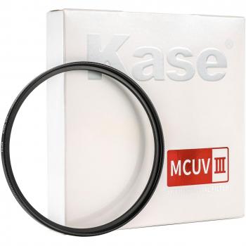 Kase ROUND Schutzfilter III UV‑Anti-Mikro 82 mm – Transparenter Objektivschutz