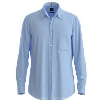 Herren Leinenhemd Regular Fit mit Brusttasche 'Relegant'