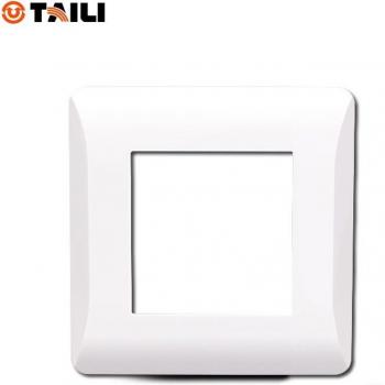 Cadre plaque avant TAILI One-Gang – Panneau bricolage 80 × 80 mm