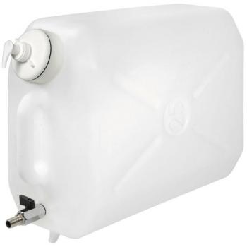 LAMPA Tanica In Plastica, Con Rubinetto In Metallo e Dispenser Porta Sapone - 25 l