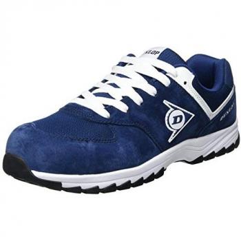 DUNLOP Zapato de Seguridad S3 Flying Arrow Navy en Piel de Ante y Mesh, Puntera Composite - DL0201026