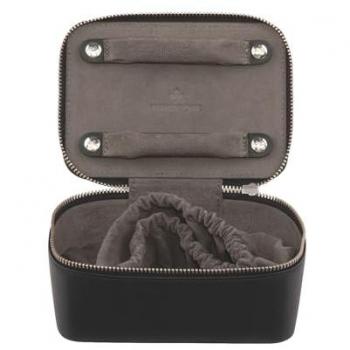 Windrose - Basic Collection Nappa Schmucketui Leder 14 cm Körbe & Aufbewahrung 1 ct Schwarz Damen