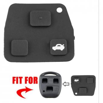 Rubber Key Fob Button Pad for Toyota Corolla RAV4 Lexus