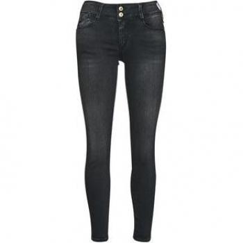 Jeans 7/8 schmale hohe Taille Damen Le Temps des cerises Bari N°1 ultra pulp