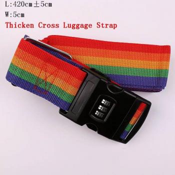 Travel Accessories Cross Belt Packing Suitcase Strap with Lock