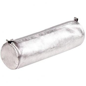 Clairefontaine Schlamper Rolle CUIRISÉ aus Leder in Silber
