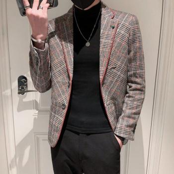 Chaqueta Cuadrada Vintage para Hombre