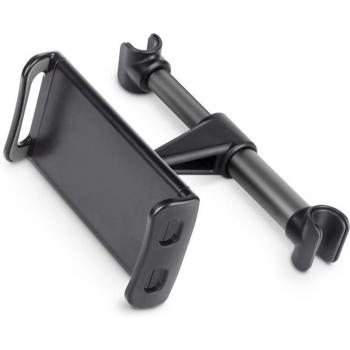 Back Seat Car Phone Holder - Rotating Headrest Support for Tablets and Phones