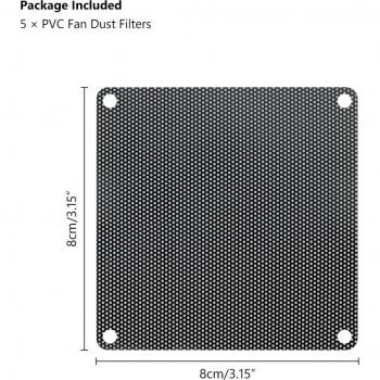 Kühler Staubfilter für 80-140mm Lüfter