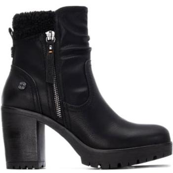 Refresh Black Heel Booties EU 37 Women
