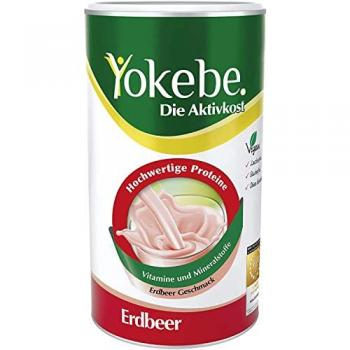 Yokebe Aktivkost Erdbeer Pulver (500g)