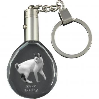 Art-Dog Japanese Bobtail Cat Photo Fob