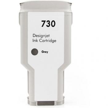 Cartucho Genérico de Tinta HP 730 Gris - Compatible con P2V72A/P2V66A
