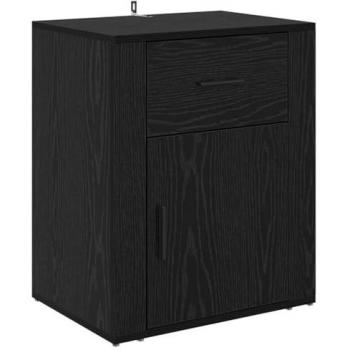 Armadio da Culla in Legno Scuro – 50×36×60 cm
