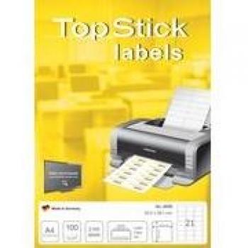 TOP STick Universal-Etiketten, 210 x 99 mm, weiß