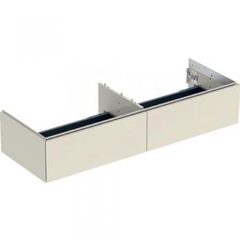 Geberit One Unterschrank 2 Schubladen sand-grau