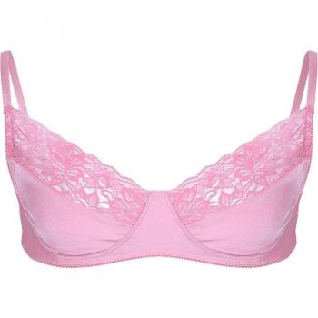 Bralette para Hombre en Encaje y Tela Lisa