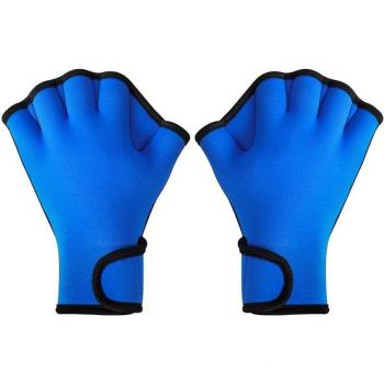 1 Pair Water Sports Fingerless Diving Gloves - Aqua Fit Paddle Training