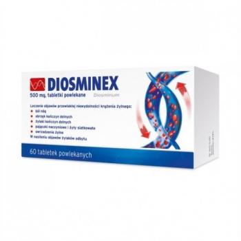 Diosminex tabl. powl. 0,5g 60 tabletek