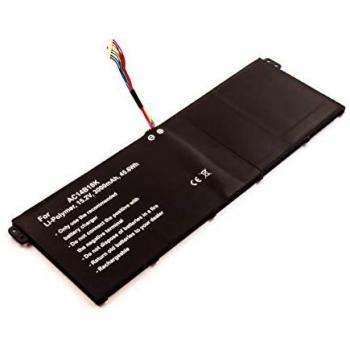 AGI Ersatzakku für Acer Aspire 7 A717-71G (1 Zellen, 3000 mAh), Schwarz