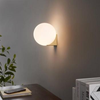 Lámpara Minimalista Kandi Esfera Blanca