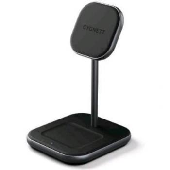 Cygnett MagDesk Cargador Inalámbrico 2 en 1