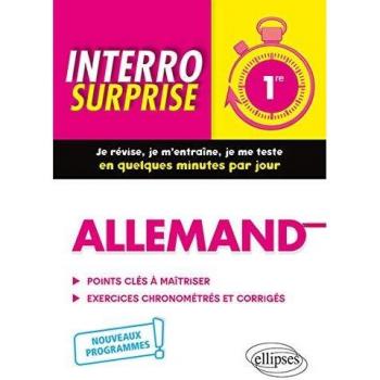 Allemand - Première  - nouveaux programmes